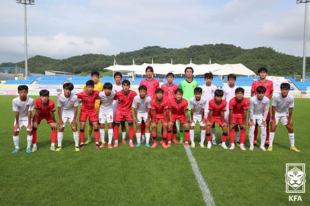 两连败结束韩国拉练 U14国少与对手存在不小差距
